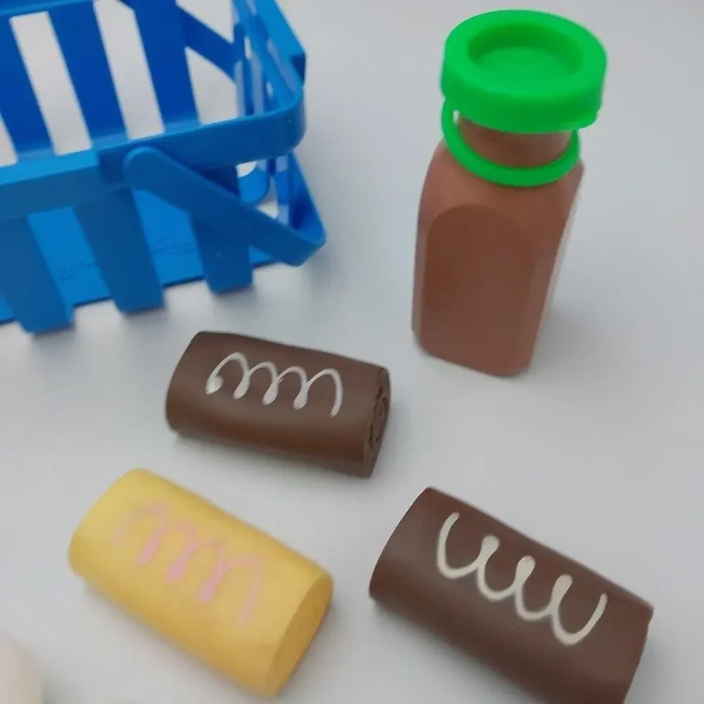 Fisher Price Grocery Basket Eggs Milk‎ Dessert Vintage Fun with Foods